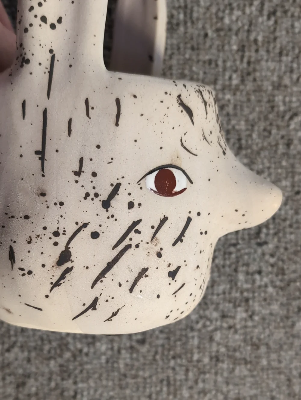 Anthropologie Bur Ware Forest Critter Ceramic Planter / Pot By Sarah Burwash